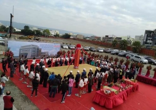 &uarr;開工動土典禮照片