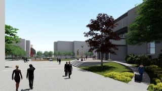 &uarr;雲科大禮堂內部整修後透視圖-2