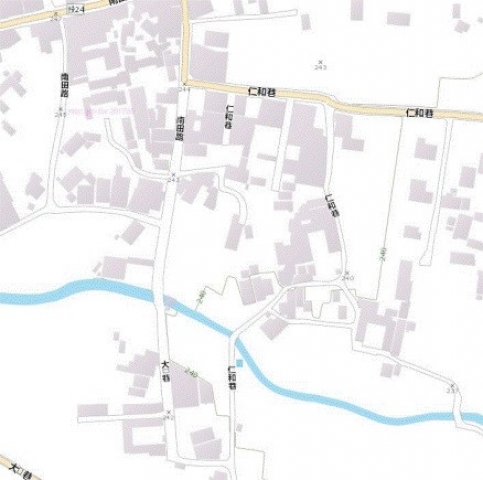 &uarr;道路位置示意圖