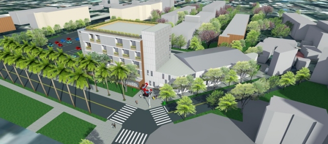 台南女中圖資藝文館新建工程透視圖(南工處提供)