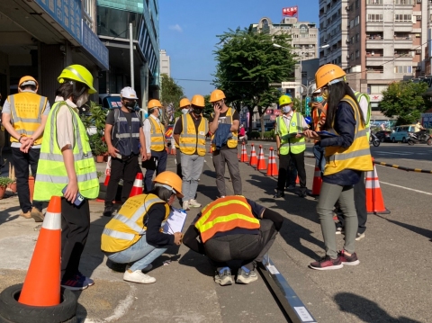 111年度管線挖掘道路施工回填復舊現地考評照片臺中市(工程組提供)