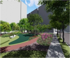 東區綠光公園景觀改善工程模擬圖