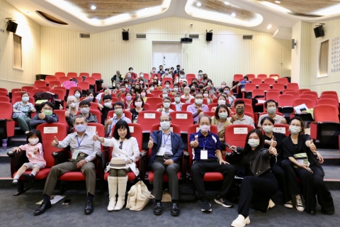 今(4)日在台江國家公園管理處舉行濕地科研講座最終場參與人員合影