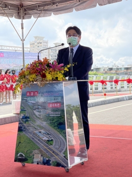 營建署長吳欣修出席通車典禮致詞
