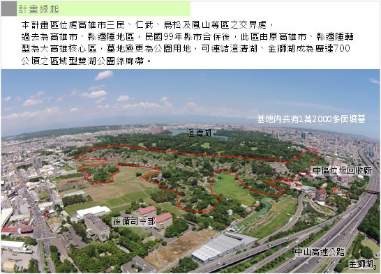 金澄雙湖森林公園全區空照圖