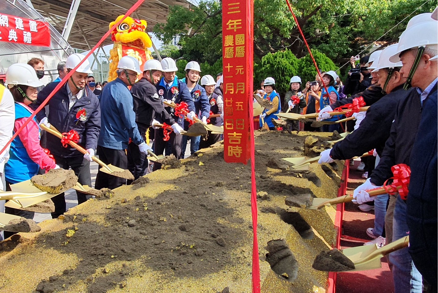 「漫步苗北雙城城市慢行綠網建置第二期計畫」開工動土典禮
