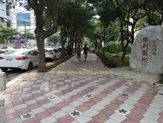 ↑新竹縣湖口鄉漢陽路人行空間改善工程-施工後