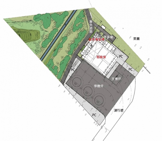 圖1 全區配置示意圖