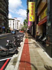 ↑新北市中和區圓通路人行環境改善工程(施工後)