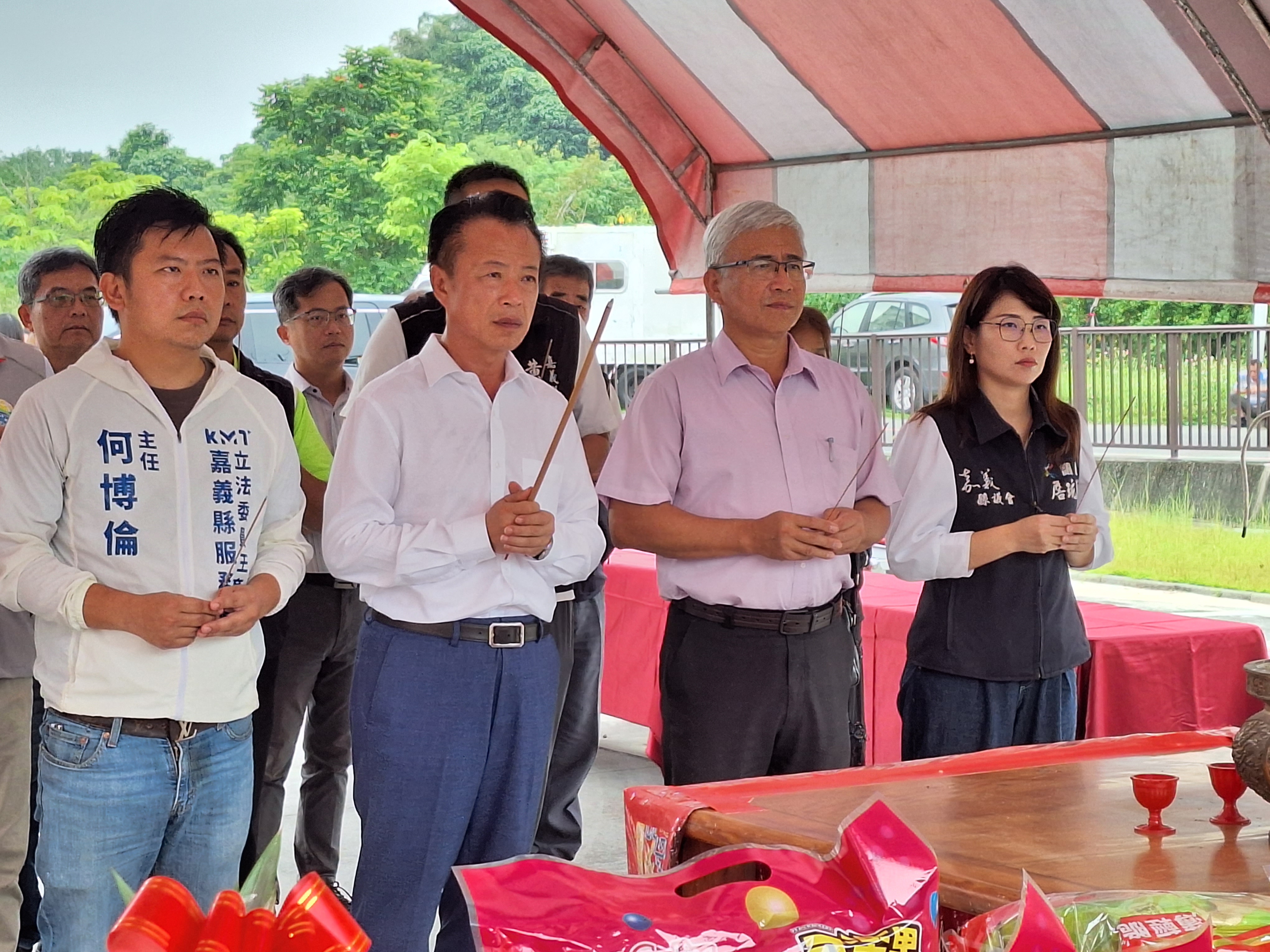 「嘉義市火化場聯外道路拓寬及新闢工程(第二期)」祈福儀式