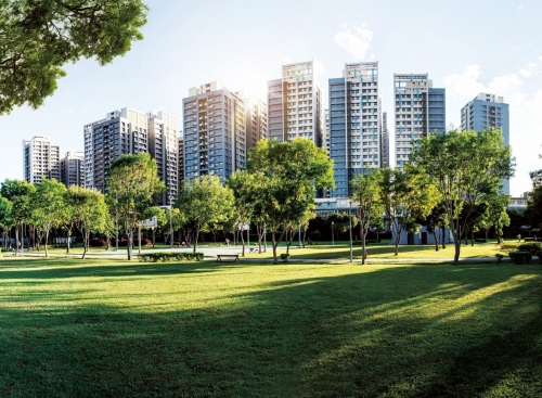 圖3板橋浮洲合宜住宅第二區A6基地建築外觀實景圖
