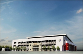 圖2 勤務備勤棟主入口模擬示意圖