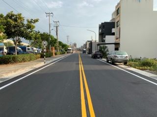↑新鋪築再生AC路面