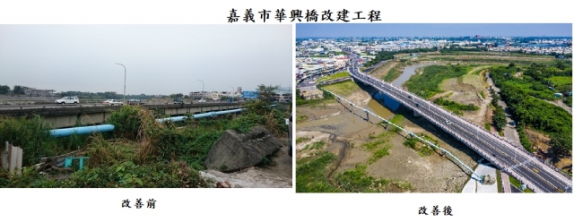 ↑嘉義市華興橋改建工程
