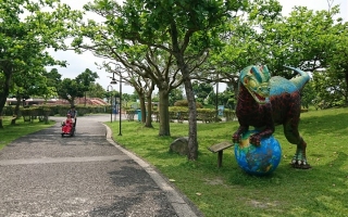 ↑宜蘭縣冬山鄉冬山河公園（工程組提供）