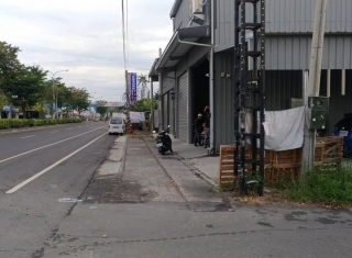 ↑南投縣草屯鎮成功一路人文景觀改善工程施工前