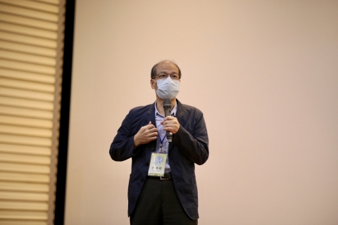 城鄉發展分署林秉勳分署長在今(4)日濕地科研講座(南部場)開場致詞