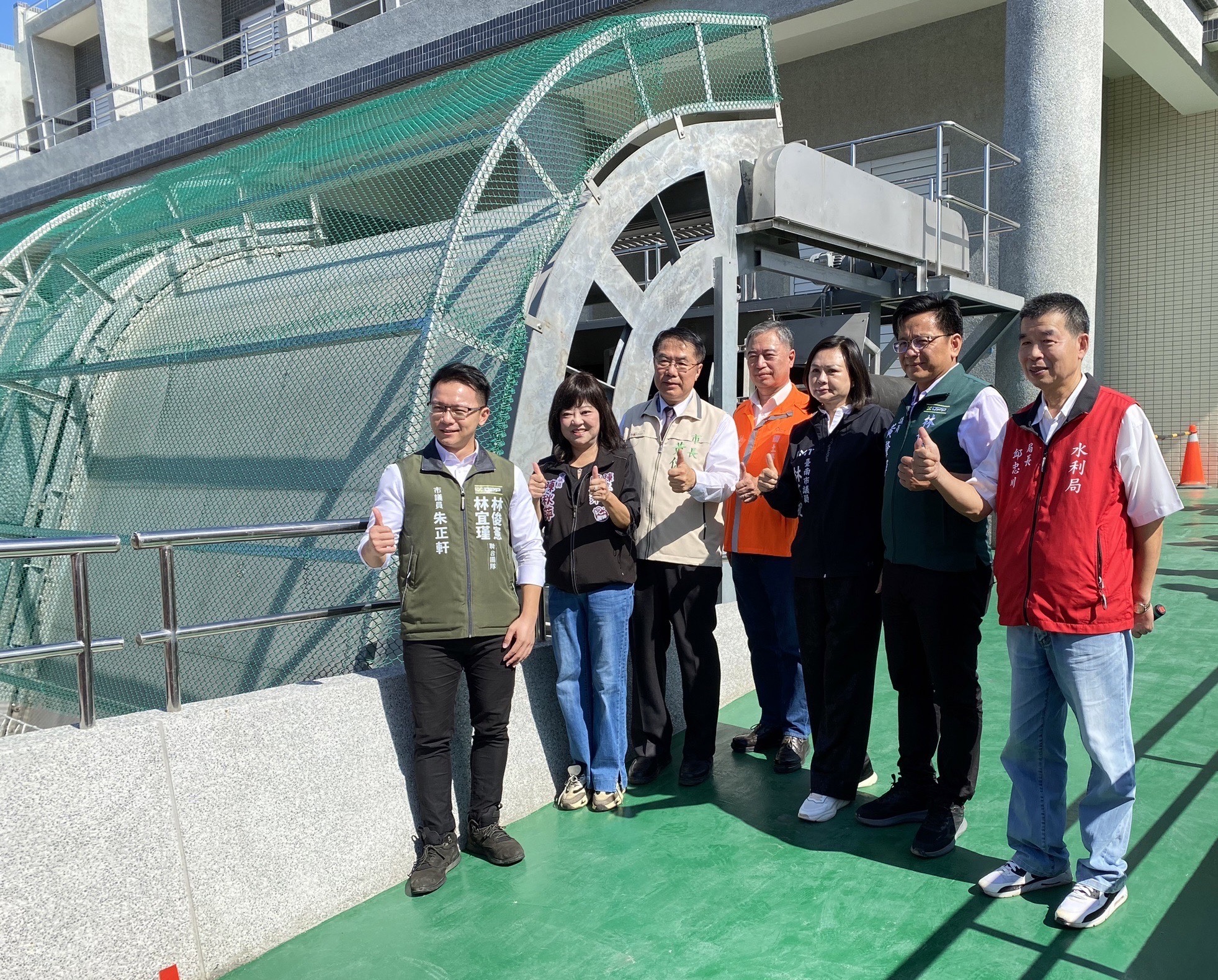 臺南市永康區鹽洲抽水站」竣工正式啟用