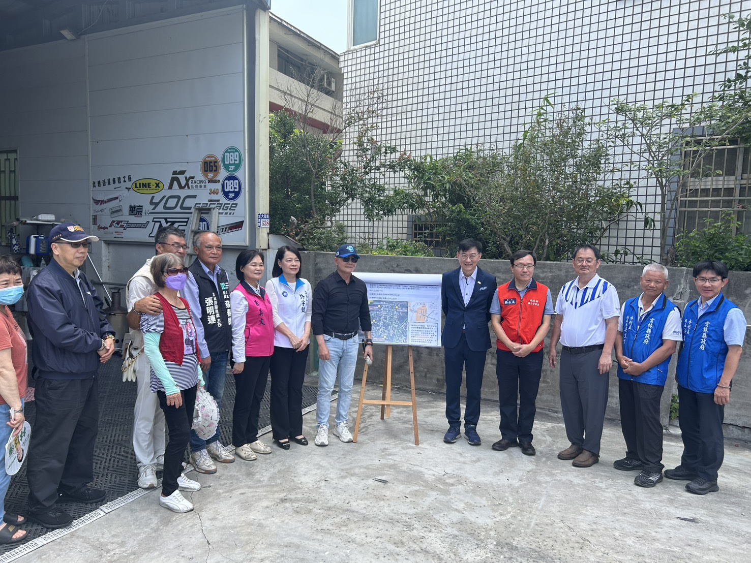 01 內政部次長董建宏及國土署長蔡長展今(11)日出席立法院內政委員會考察「雲林縣雨水下水道新建工程」.jpg