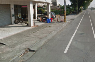 ↑莿桐鄉莿桐國小周邊通學步道工程(施工前)