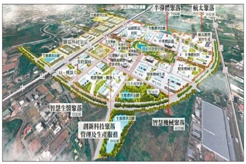 高雄橋科未來開發示意圖(新鎮組提供)