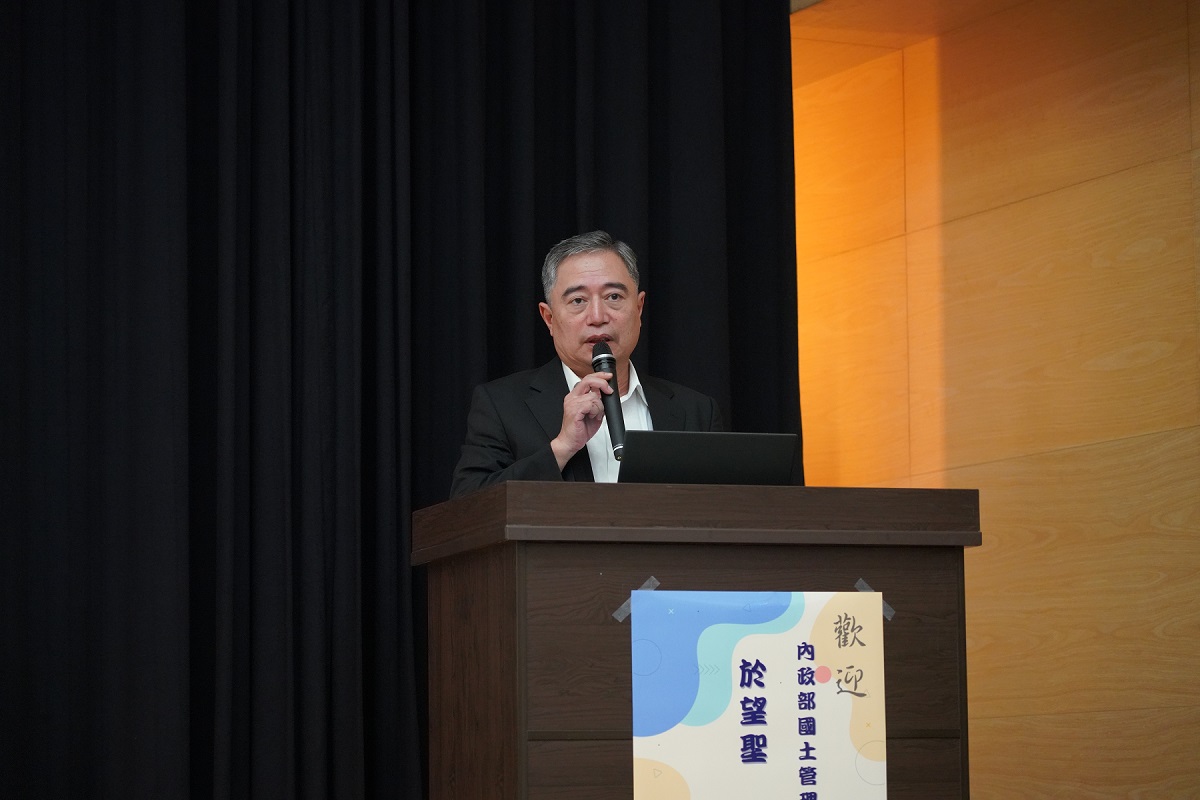 國土管理署副署長於望聖今 (23)日出席「113年下水道技術相關手冊編修訂成果發表」研討會 致詞