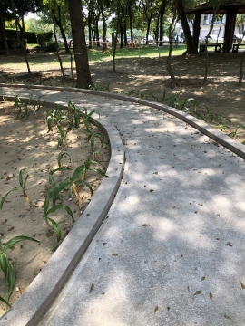 圖二通路平整-嘉義市北社尾公園(工程組提供)