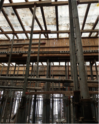法務部行政執行署高雄分署辦公廳舍新建工程-透光模板