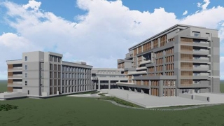 ↑臺灣彰化地方檢察署及法務部行政執行署彰化分署建築本體透視圖