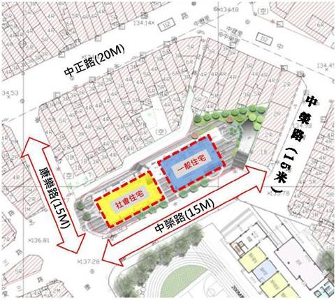 中壢區中興巷更新地區範圍圖